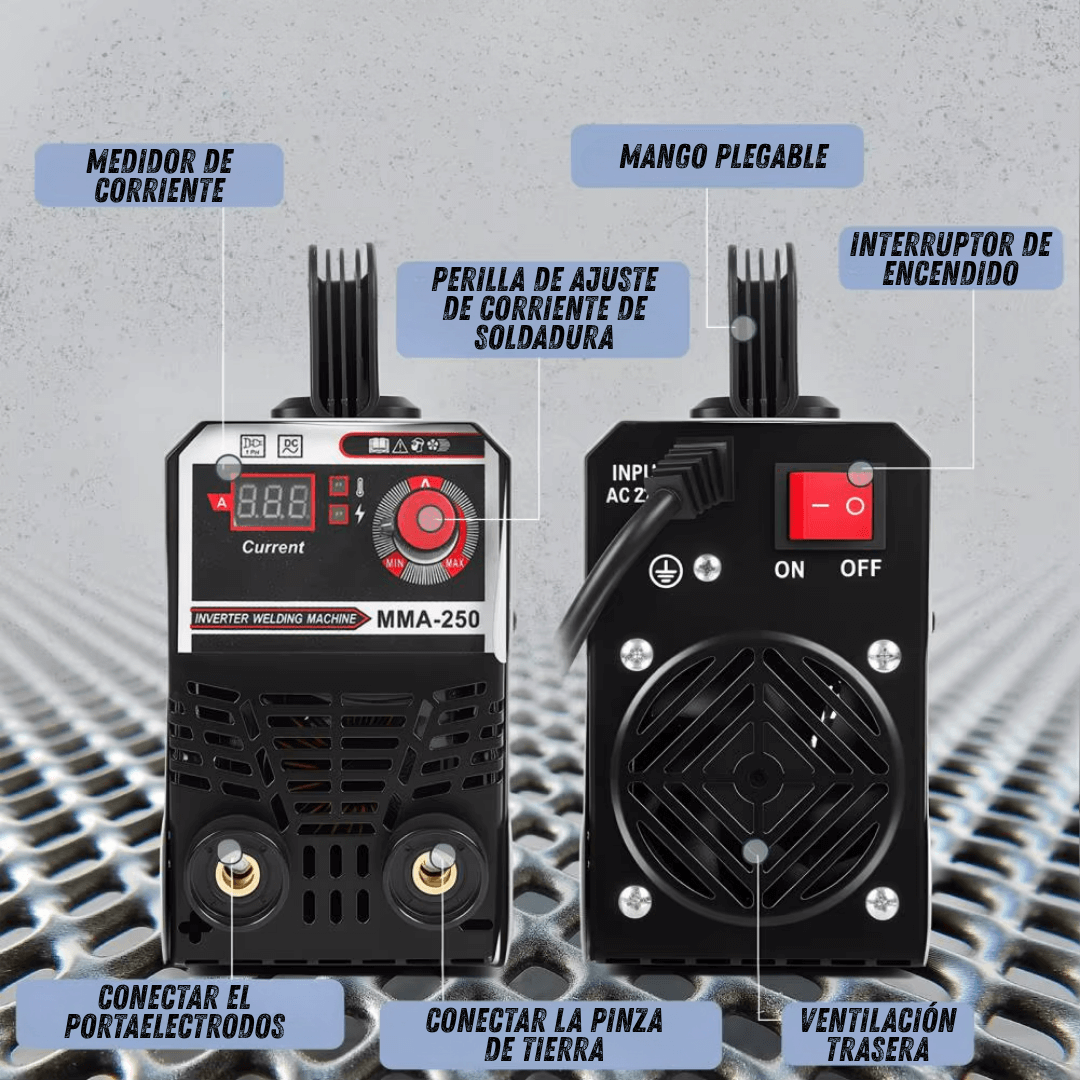 KIT SOLDADOR 250A GAMA INDUSTRIAL