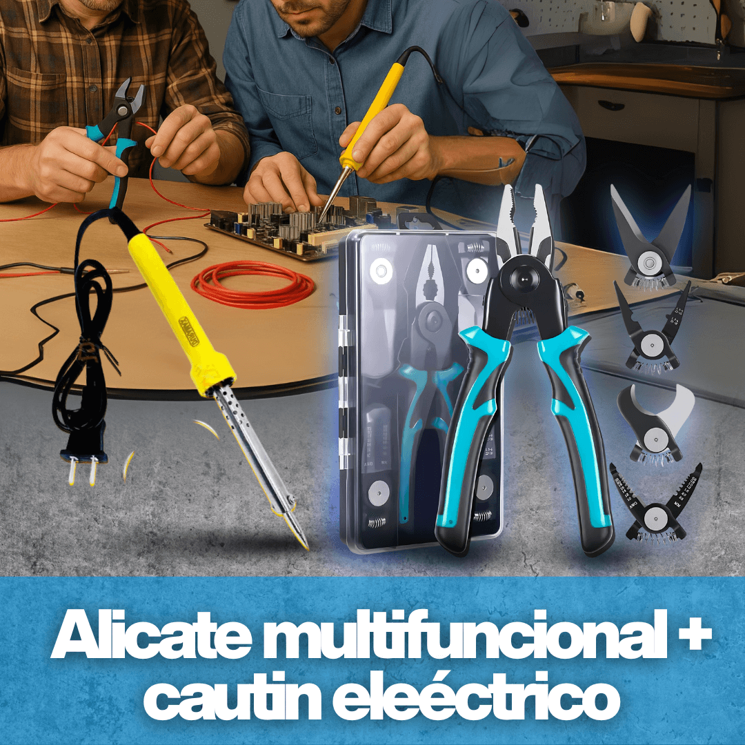 ALICATE MULTIFUNCIONAL  5en1 + Cautin Eléctrico