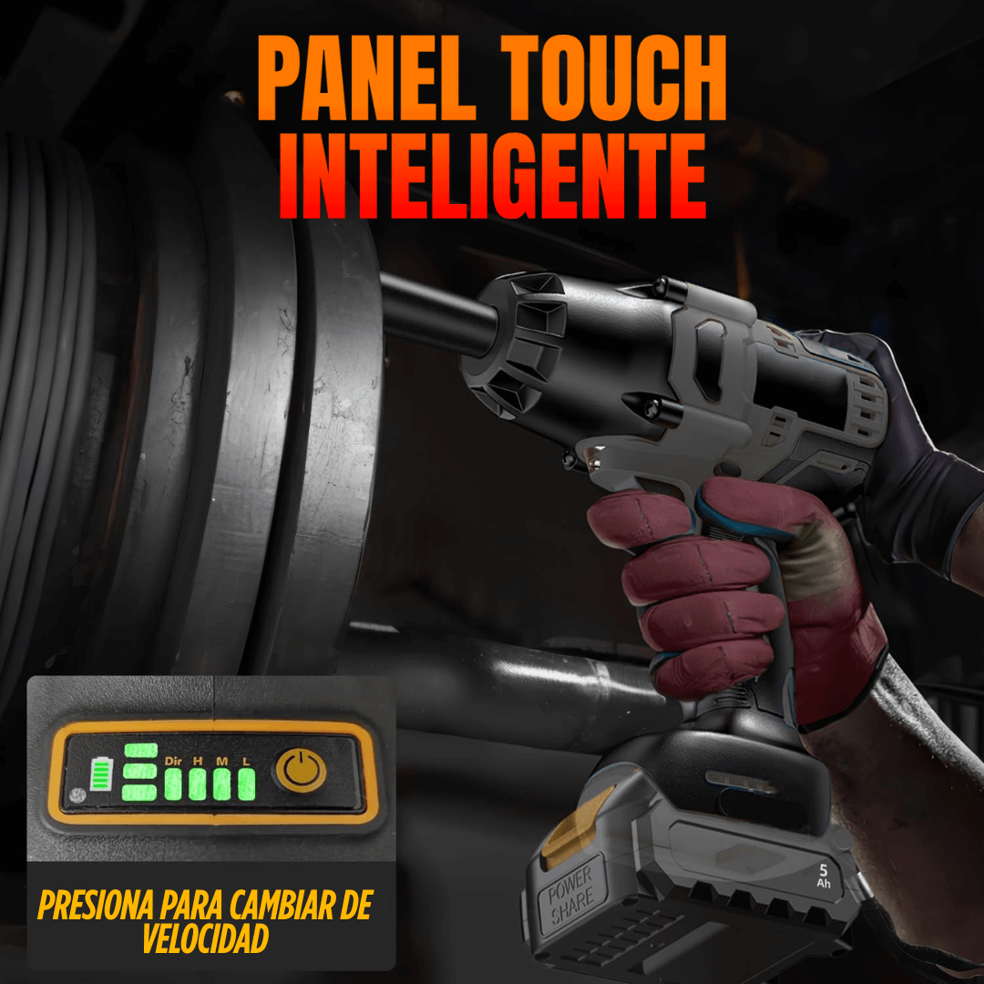 LLAVE DE IMPACTO Powful 21V doble batería