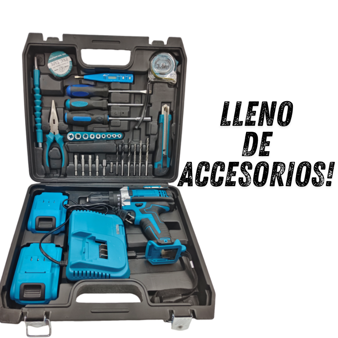 KIT Taladro 48v con doble batería